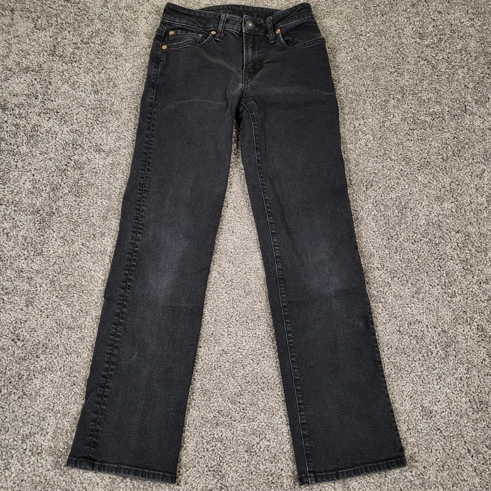 American Eagle Bootcut Jeans Mens 26x30 Black Excellent AirFlex+ 871446912